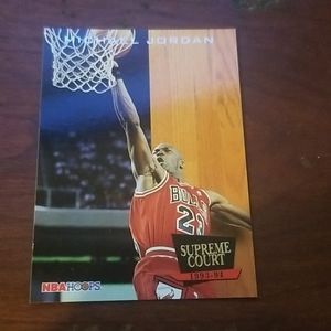 Michael Jordan 93/94 nba hoops supreme court card